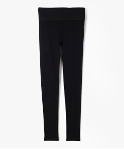 Legging en maille côtelée sans coutures fille